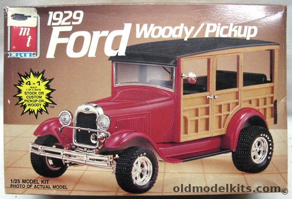 AMT 1/25 1929 Ford Woody Wagon, 6518 plastic model kit